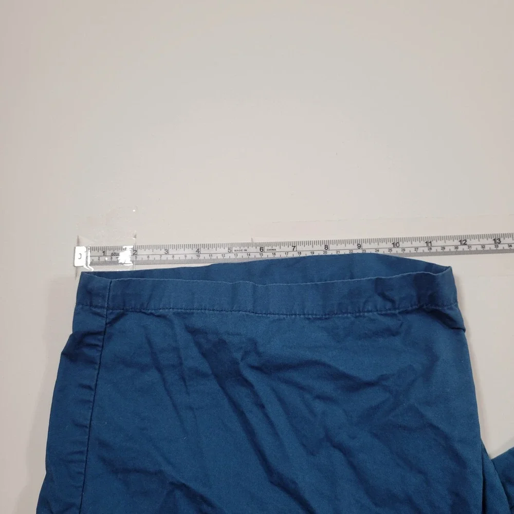Modern Amusement‎ Chino Shorts Mens 36 Blue Excellent Cotton Casual Floral Trim